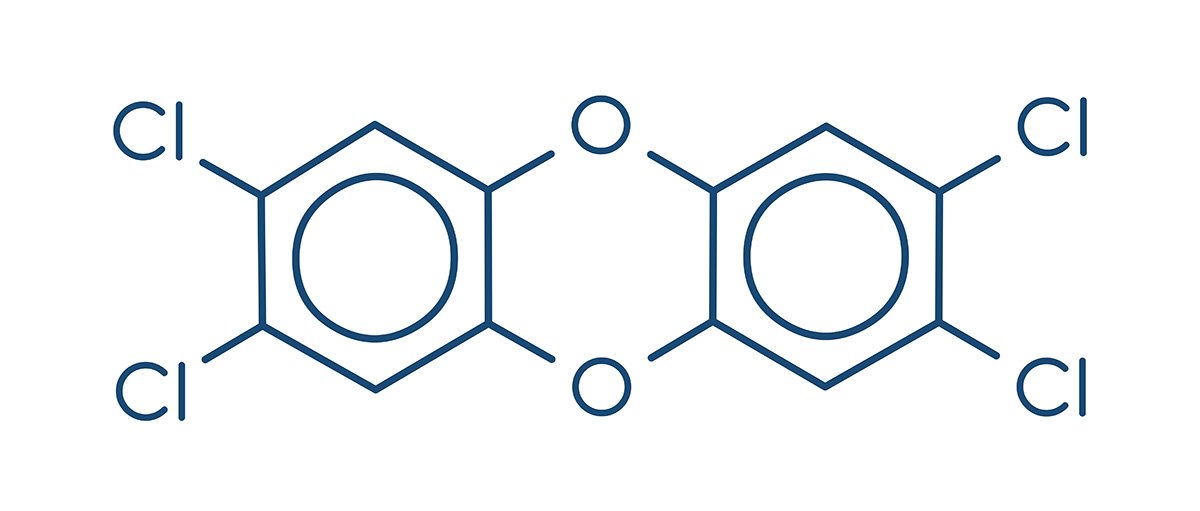 dioxin-skeletal-formula